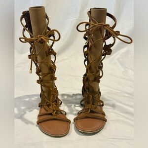 Justice Girls Gladiator Shoes Size 4